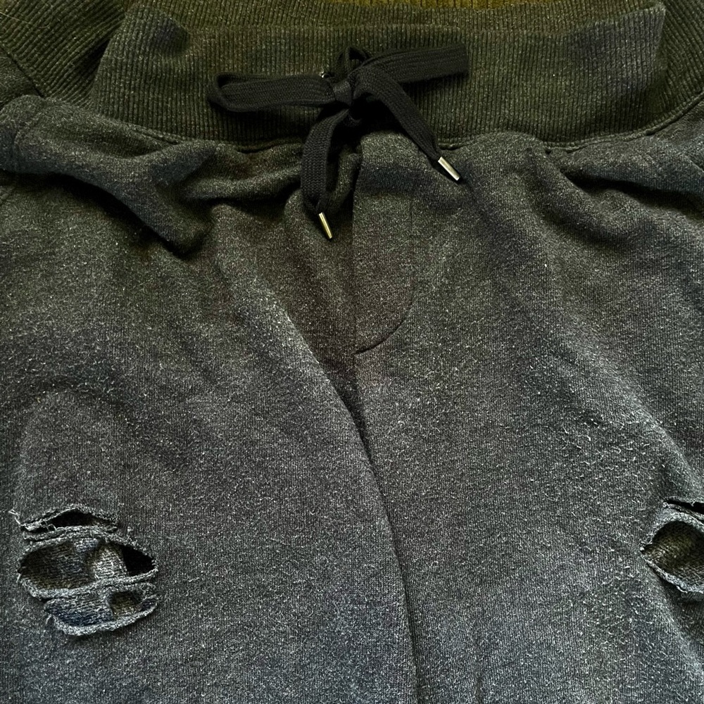 Aerie Distressed Grey Joggers